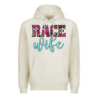 Oatmeal Heather race wife Premium Hoodie - JahusDesignShop