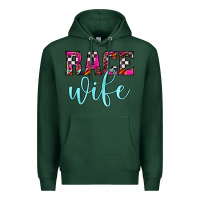 Sports Green race wife Premium Hoodie - JahusDesignShop