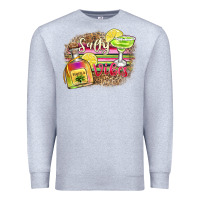 Heather Grey salty vibes Premium Sweatshirt - Zillion Design Studio