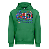 Emerald with god all things are possible usa Urban Hoodie - AdoDesignShop