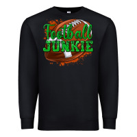 Black football junkie Premium Sweatshirt - texasbilliewilder