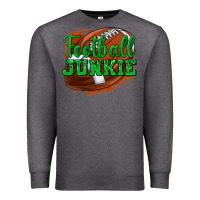 Charcoal Heather football junkie Premium Sweatshirt - texasbilliewilder
