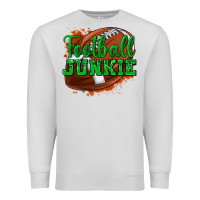 Dove Grey football junkie Premium Sweatshirt - texasbilliewilder