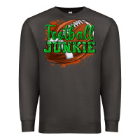 Smoke football junkie Premium Sweatshirt - texasbilliewilder