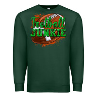 Sports Green football junkie Premium Sweatshirt - texasbilliewilder