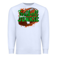White football junkie Premium Sweatshirt - texasbilliewilder