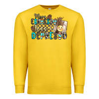 Lemon more espresso less depresso Premium Sweatshirt - Zillion Design Studio