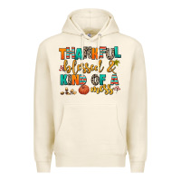 Tofu thankful  blessed and kind of a mess Premium Hoodie - AdoDesignShop