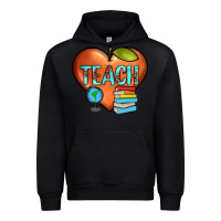 Black teach heart Urban Hoodie - JahusDesignShop