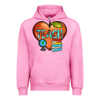 Fuchsia Pink teach heart Urban Hoodie - JahusDesignShop