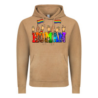 Vintage Camel human with hands and pride flags Vintage Hoodie - AdoDesignShop