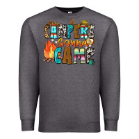 Charcoal Heather campers gonna camp Premium Sweatshirt - Zillion Design Studio