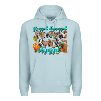 Blue Mist stressed depressed pumpkin spice obsessed Premium Hoodie - AdoDesignShop