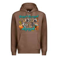 Chestnut stressed depressed pumpkin spice obsessed Premium Hoodie - AdoDesignShop