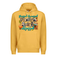 Mustard stressed depressed pumpkin spice obsessed Premium Hoodie - AdoDesignShop