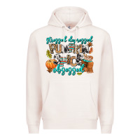 Pale Pink stressed depressed pumpkin spice obsessed Premium Hoodie - AdoDesignShop