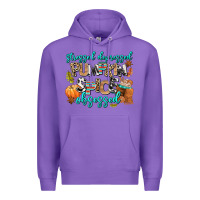 Purple stressed depressed pumpkin spice obsessed Premium Hoodie - AdoDesignShop