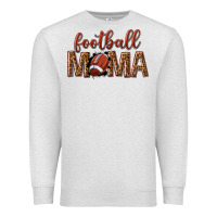 Oatmeal Heather football mama Premium Sweatshirt - texasbilliewilder