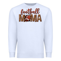 White football mama Premium Sweatshirt - texasbilliewilder