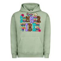 Pigment Oil Green summer vibes Urban Hoodie - AdoDesignShop