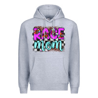 Heather Grey race mom Premium Hoodie - JahusDesignShop