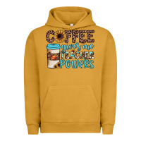 Pigment Peanut Butter coffee gives me teacher powers Urban Hoodie - JahusDesignShop