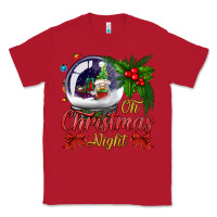 Red oh christmas night snow globe Classic Tee - BundleAndBundleShop
