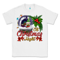 White oh christmas night snow globe Classic Tee - BundleAndBundleShop
