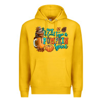 Lemon my blood type is pumpkin spice Premium Hoodie - AdoDesignShop