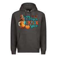 Smoke my blood type is pumpkin spice Premium Hoodie - AdoDesignShop
