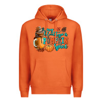 Carrot my blood type is pumpkin spice Premium Hoodie - AdoDesignShop