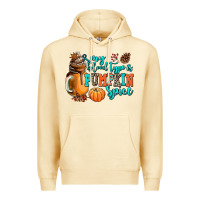Pina Colada my blood type is pumpkin spice Premium Hoodie - AdoDesignShop