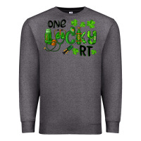 Charcoal Heather One Lucky Respiratory Terapist Premium Sweatshirt - RanaPortraitStore