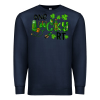 Navy One Lucky Respiratory Terapist Premium Sweatshirt - RanaPortraitStore