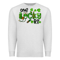 Oatmeal Heather One Lucky Respiratory Terapist Premium Sweatshirt - RanaPortraitStore