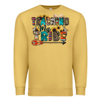 Antique Gold teaching my tribe Premium Sweatshirt - Zillion Design Studio