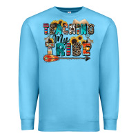 Ocean Blue teaching my tribe Premium Sweatshirt - Zillion Design Studio