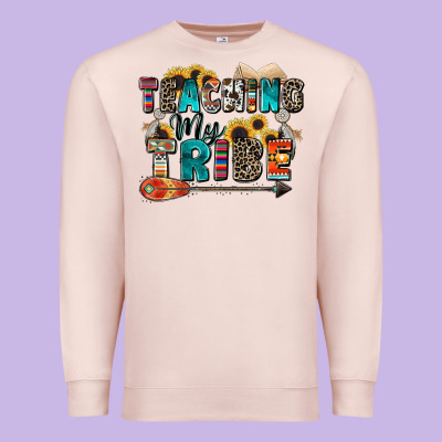 Teaching My Tribe Premium Sweatshirt Designed By Zillion Design Studio