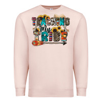 Pale Pink teaching my tribe Premium Sweatshirt - Zillion Design Studio