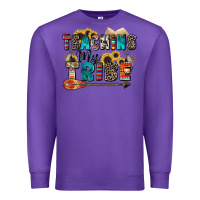 Purple teaching my tribe Premium Sweatshirt - Zillion Design Studio