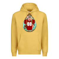 Antique Gold american football and western roses teardrop Premium Hoodie - BundleAndBundleShop