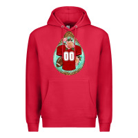 Cardinal american football and western roses teardrop Premium Hoodie - BundleAndBundleShop