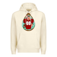 Sandshell american football and western roses teardrop Premium Hoodie - BundleAndBundleShop