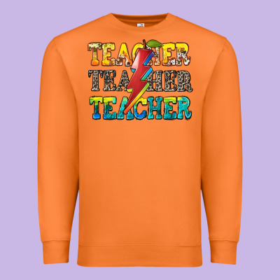 Teacher Teacher Premium Sweatshirt Designed By Zillion Design Studio
