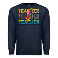 Navy teacher teacher Premium Sweatshirt - Zillion Design Studio