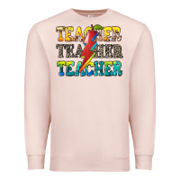 Pale Pink teacher teacher Premium Sweatshirt - Zillion Design Studio