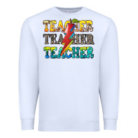 White teacher teacher Premium Sweatshirt - Zillion Design Studio