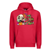 Cardinal eat drınk and be scary Premium Hoodie - AdoDesignShop