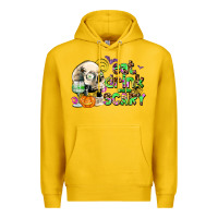 Lemon eat drınk and be scary Premium Hoodie - AdoDesignShop