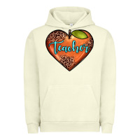 Pigment Pistachio teacher heart Urban Hoodie - JahusDesignShop